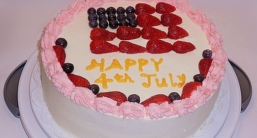美國國旗蛋糕
