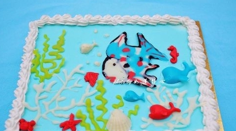 海底世界場景蛋糕