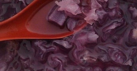 紫薯銀耳蓮子湯