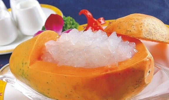 雪蛤燉木瓜
