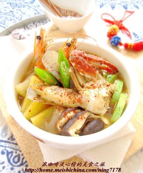 超級豪華碗湯韓國海鮮豆醬湯