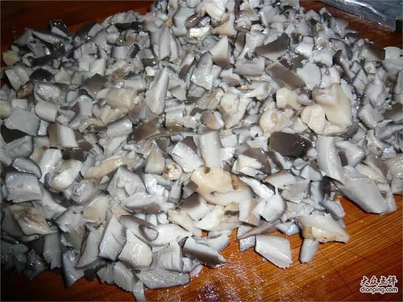 蘑菇餡煎餃子
