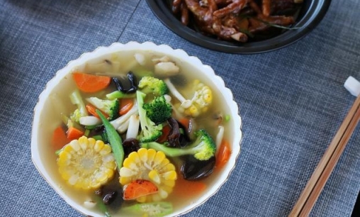一碗養生蔬菜湯的做法